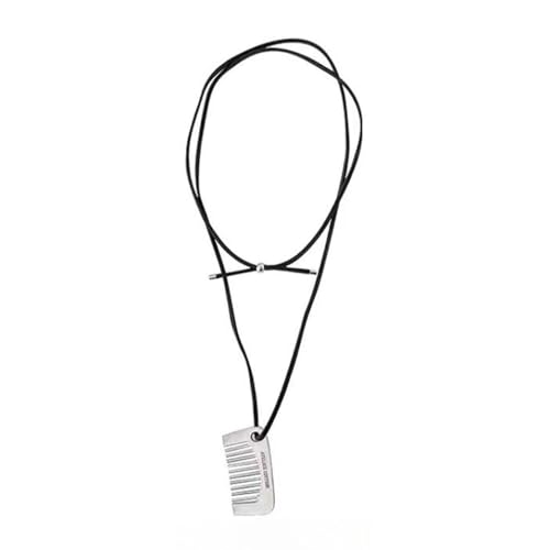 Fahoujs Velvets Ribbon Neckketten Haar Kamm Charme Halskette Einstellbare Länge Schlüsselbeinkette Tragbare Frauen Haarpfeiler Schmucklegierung Velvets Halskette von Fahoujs