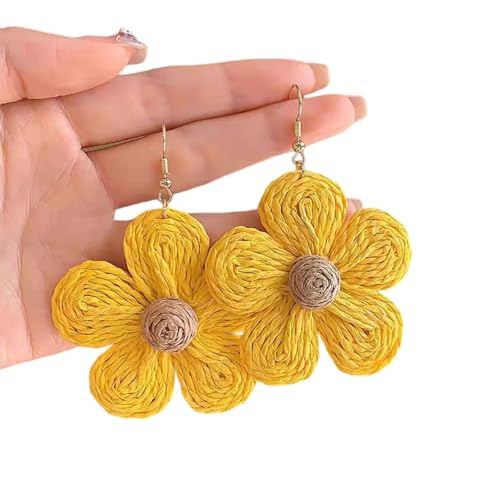 Vintage Styles Blumenohrringe Strand Geometrischer Tropfen Tragbar Für Partys Vorräte Und Lässige Stilvolle Outfits Vintage von Fahoujs