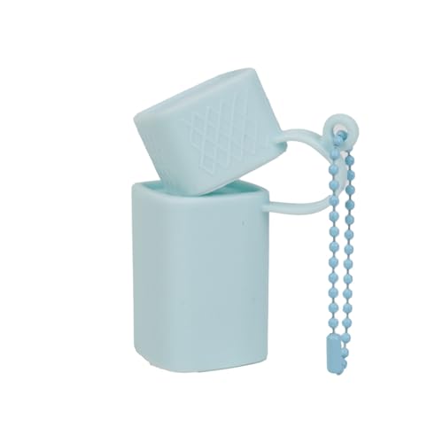 Wiederverwendbarer Silikon Lippenstifthalter Tragbarer Lipgloss Organisierter Schutzpraxis Für Frauen Mädchen Reisen Essentielles Anti Schlupf Lippenstifthalter Keychain von Fahoujs