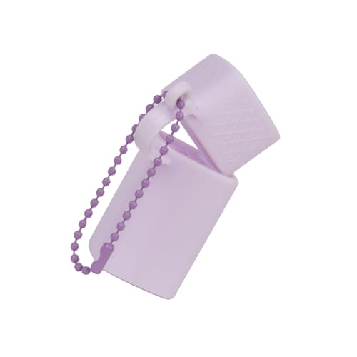 Wiederverwendbarer Silikon Lippenstifthalter Tragbarer Lipgloss Organisierter Schutzpraxis Für Frauen Mädchen Reisen Essentielles Anti Schlupf Lippenstifthalter Keychain von Fahoujs