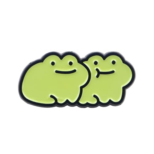 Wunderliche Frösche Pin Brosche Stilvoller Lappel Brosche Schmuck Ideal Für Rucksäcke T Shirts Und Jacken Süßer Emaille von Fahoujs