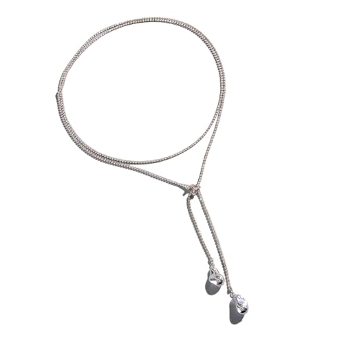 Zarte Geschichtete Halskette Funkelnde Strassstände Kettenhalle Legierung Hals Accessoires Leichtes Schmuck Geschenk Leicht Bequeme Halskette Frauen von Fahoujs