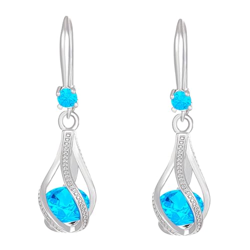 Zarte Wassertropfen Ohrringe Elegante Messingstruktur Mode Datum Perfekt Für Arbeiten Oder Soziale Versammlungen Valentinstag Schmuck von Fahoujs