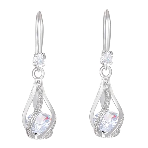 Zarte Wassertropfen Ohrringe Elegante Messingstruktur Mode Datum Perfekt Für Arbeiten Oder Soziale Versammlungen Valentinstag Schmuck von Fahoujs