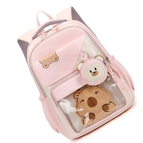 Zimmer Rucksack Mit Mehreren Fächern Ergonomische Unterstützung Tierthema Daypack Für Jungen Und Mädchen Ergonomische Buchtasche von Fahoujs