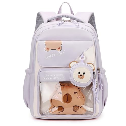 Zimmer Rucksack Mit Mehreren Fächern Ergonomische Unterstützung Tierthema Daypack Für Jungen Und Mädchen Ergonomische Buchtasche von Fahoujs