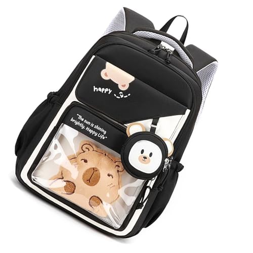 Zimmer Rucksack Mit Mehreren Fächern Ergonomische Unterstützung Tierthema Daypack Für Jungen Und Mädchen Ergonomische Buchtasche von Fahoujs
