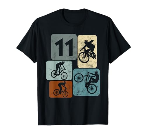 11 Jahre Jungs Radfahrer 11. Geburtstag Fahrrad Mountainbike T-Shirt 11 Jahre Jungs Radfahrer 11. Geburtstag Fahrrad Mountainbike T-Shirt von Fahrrad Geburtstagsshirt Jungen & Mädchen Biken
