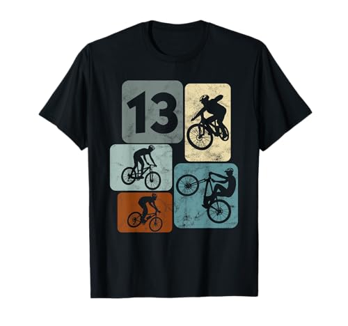 13 Jahre Jungs Radfahrer 13. Geburtstag Fahrrad Mountainbike T-Shirt 13 Jahre Jungs Radfahrer 13. Geburtstag Fahrrad Mountainbike T-Shirt von Fahrrad Geburtstagsshirt Jungen & Mädchen Biken