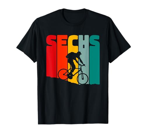 Geburtstagsshirt 6 Jahre Radfahrer 6. Geburtstag Jungen Rad T-Shirt Geburtstagsshirt 6 Jahre Radfahrer 6. Geburtstag Jungen Rad T-Shirt von Fahrrad Geburtstagsshirt für Mädchen & Jungen