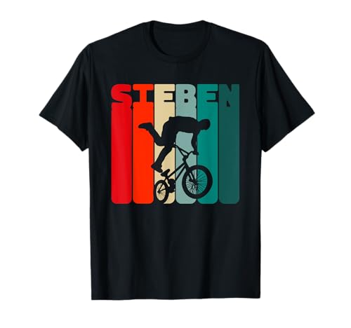 Geburtstagsshirt 7 Jahre BMX Fahrer 7. Geburtstag Jungen BMX T-Shirt Geburtstagsshirt 7 Jahre BMX Fahrer 7. Geburtstag Jungen BMX T-Shirt von Fahrrad Geburtstagsshirt für Mädchen & Jungen