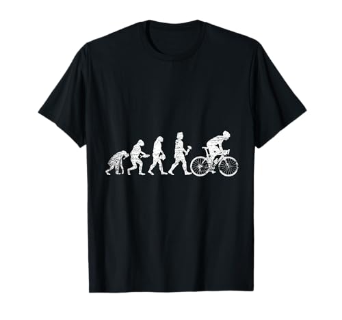 Evolution Fahrradfahrer Radfahrer Geschenk Fahrrad T-Shirt von Fahrrad Shirts Geschenk Fahrradfahrer Radfahrer