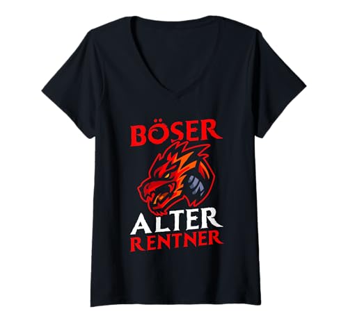 Damen Radfahrer Ruhestand Radsport Fahrrad Rentner T-Shirt mit V-Ausschnitt Damen Radfahrer Ruhestand Radsport Fahrrad Rentner T-Shirt mit V-Ausschnitt von Fahrradsport Radeln Fahrrad Rente