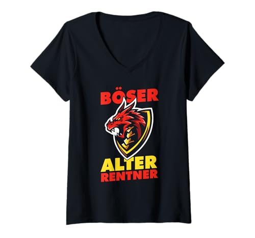 Damen Radfahrer Ruhestand Radsport Fahrrad Rentner T-Shirt mit V-Ausschnitt Damen Radfahrer Ruhestand Radsport Fahrrad Rentner T-Shirt mit V-Ausschnitt von Fahrradsport Radeln Fahrrad Rente