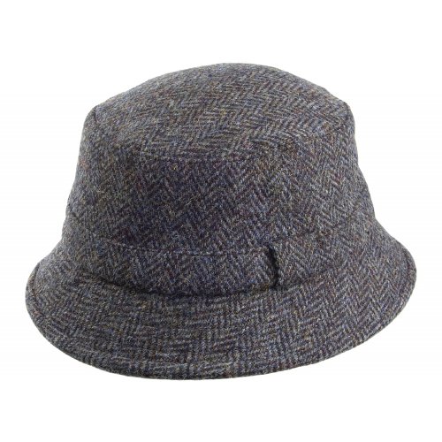 Failsworth Grouse Harris Tweed Fischerhut - Blau Mix - M Failsworth Grouse Harris Tweed Fischerhut - Blau Mix - M von Failsworth