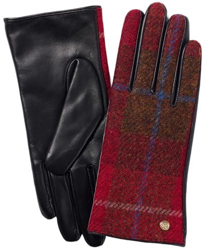 Failsworth Harris Tweed Harriet Handschuhe, Schwarz/HT22, Small-Medium von Failsworth