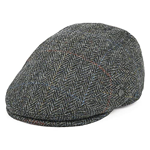 Failsworth Harris Tweed Schiebermütze - Gemischte Grautöne - 61 von Failsworth