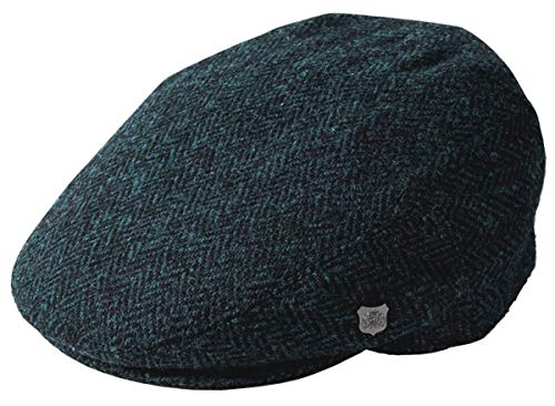 Failsworth Hats Stornoway Windowpane Harris Tweed Schiebermütze - Moosbraun, Muster 3302 – Marineblau, 7.5 Failsworth Hats Stornoway Windowpane Harris Tweed Schiebermütze - Moosbraun, Muster 3302 – Marineblau, 7.5 von Failsworth