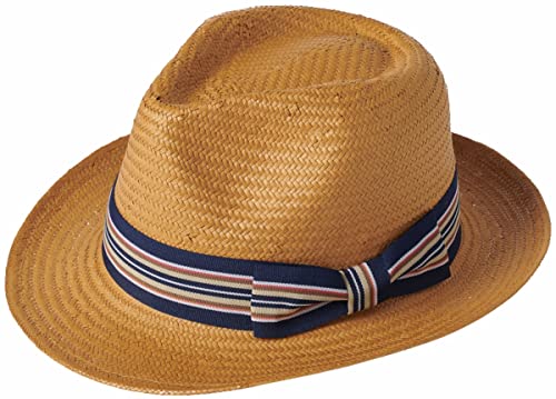 Failsworth Monaco Fedora Hut aus Toyo Stroh - Tabak - L von Failsworth
