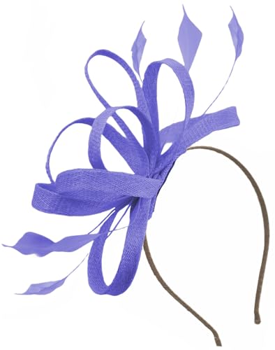Failsworth Sinamay Loops Haarreif Events Fascinator in Violett, Größe:One Size von Failsworth