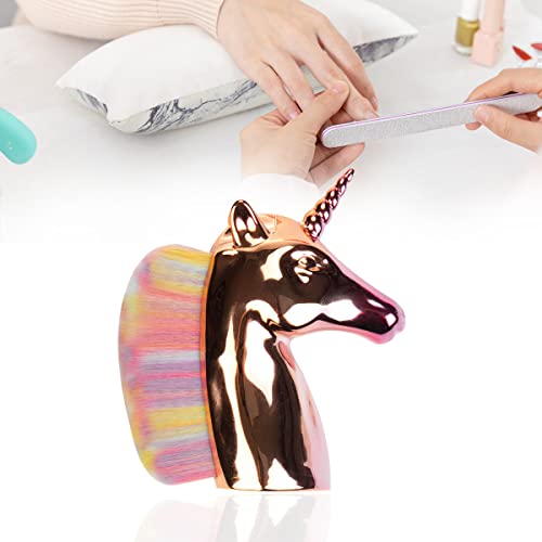 FainFun Nagelstaubbürste, Nagel Staub Pinsel, Bürste Mädchen, Regenbogen von FainFun