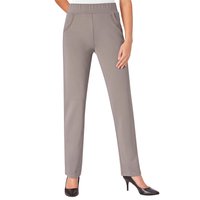 Witt Damen Jerseyhose mit Ziersteinchen an den Taschen, taupe von Witt