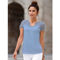 Witt Weiden Damen Spitzenshirt eisblau von Witt