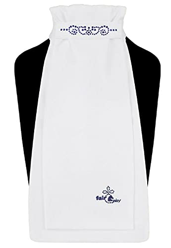 Fair Play Plastron Andrea Chic (Weiss/Navy, L (38-40 cm)) von Fair Play