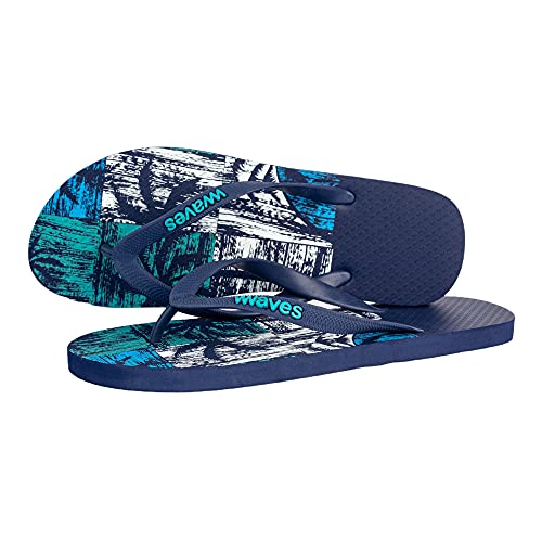 Fair2.me Vegan WAVES Matara Zehentrenner im Palmen Design - aus fair gehandeltem Naturkautschuk - 100% nachhaltig - vegan (numeric_44) von Fair2.me