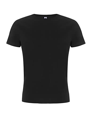 FairShare Fairtrade Organic Unisex T-Shirt (Medium, Schwarz) von FairShare