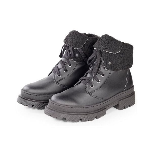 Fairticken Vegane gefütterte Stiefel BRAGA mit einstellbarer Stiefelhöhe von Fairticken