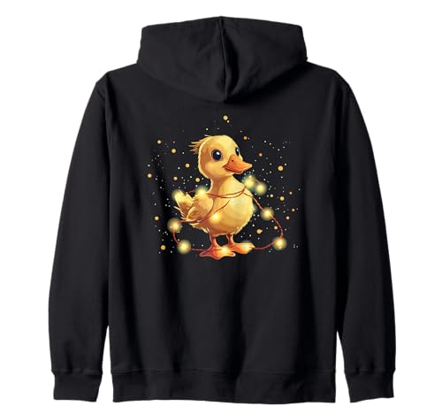 Süßes Ente mit Lichterkette Kostüm für Jungen und Mädchen Kapuzenjacke Süßes Ente mit Lichterkette Kostüm für Jungen und Mädchen Kapuzenjacke von Fairy Light Duck