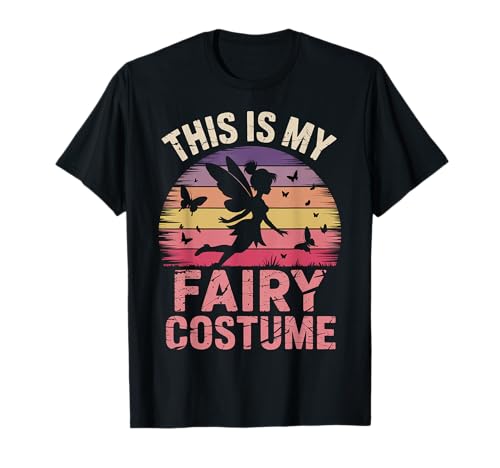 Fee Halloween Kostüm Mädchen Damen T-Shirt Fee Halloween Kostüm Mädchen Damen T-Shirt von Fairy Tees of Brooklyn LLC