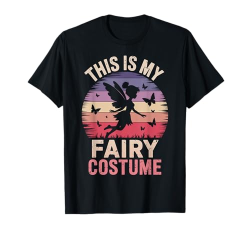 Fee Halloween Kostüm Mädchen Damen T-Shirt Fee Halloween Kostüm Mädchen Damen T-Shirt von Fairy Tees of Brooklyn LLC