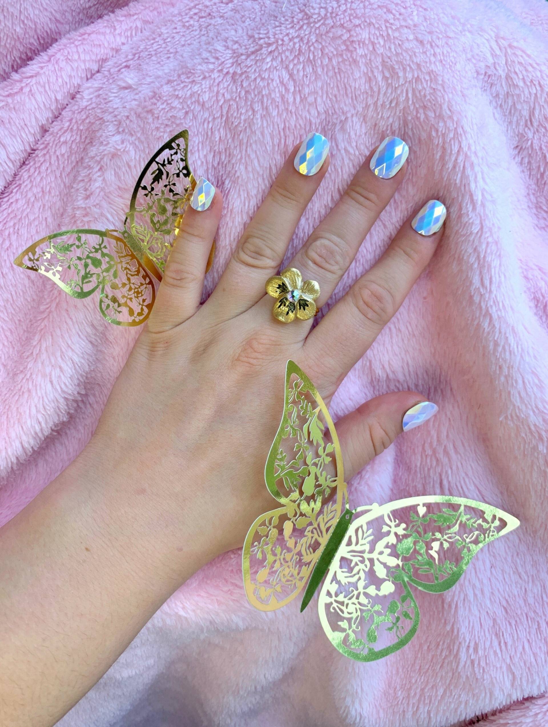 stiefmütterchen Ring | -Veilchen Johnny Jump Up Blume Blumen Verstellbarer stiefmütterchen Ring | -Veilchen Johnny Jump Up Blume Blumen Verstellbarer von FairyBlossomShop