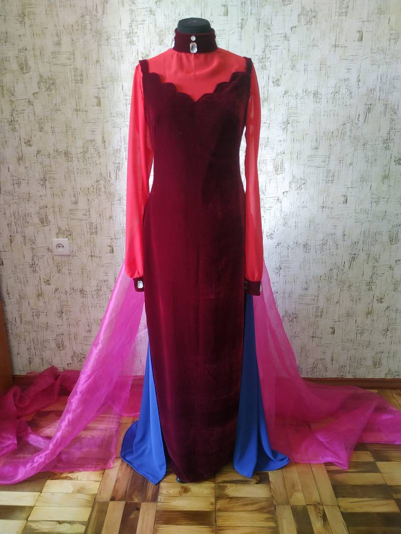 Kundenbestellung Basierend Auf Black Lady Kleid Cosplay Halloween Kostüm Erwachsene Handgefertigt von FairyCostumeStore