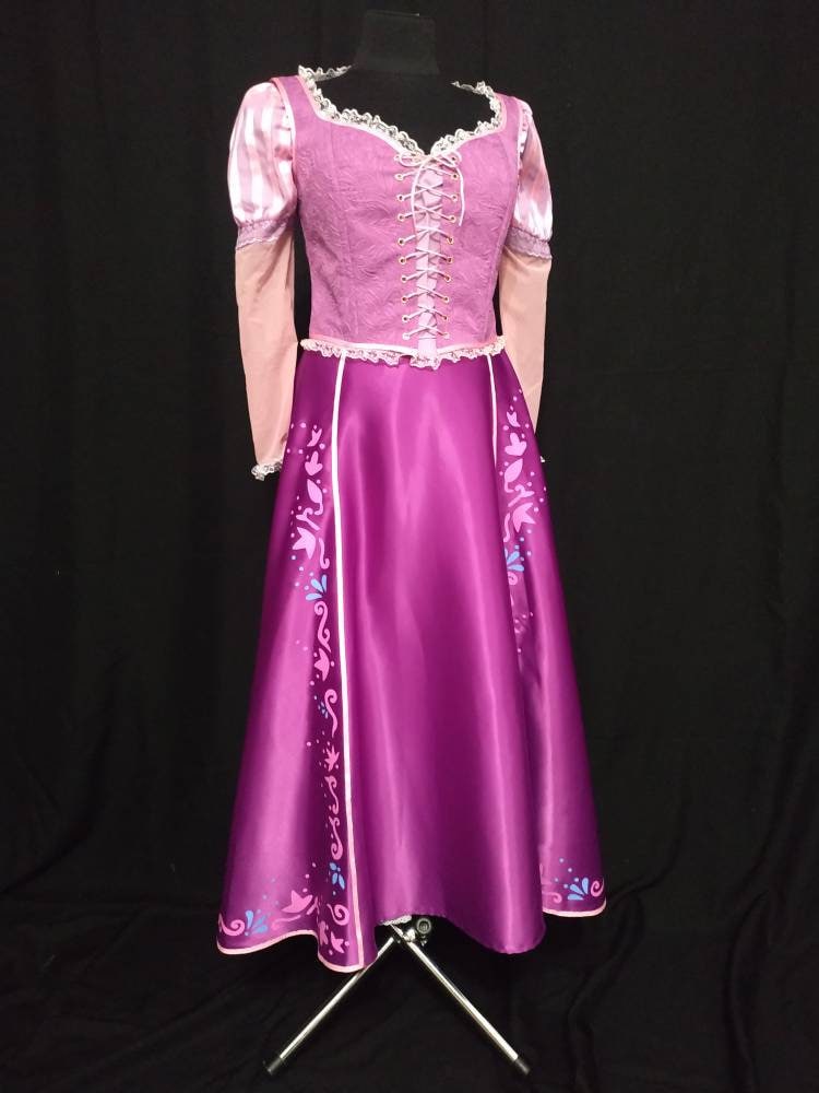 Rapunzel Halloween Cosplay Kostüm Erwachsene Handgemachte Custom Order von FairyCostumeStore