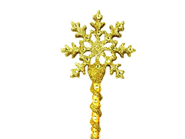 11, 9 Zoll Gold Schneeflocke Eisprinzessin Zauberstab Blau Silber Fee Hexenstab Cosplay Party 11, 9 Zoll Gold Schneeflocke Eisprinzessin Zauberstab Blau Silber Fee Hexenstab Cosplay Party von FairyMeShop
