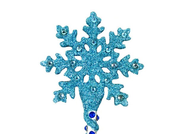 11, 9 Zoll Silber Schneeflocke Blau Eis Prinzessin Zauberstab Fee Hexenstab Cosplay Party 11, 9 Zoll Silber Schneeflocke Blau Eis Prinzessin Zauberstab Fee Hexenstab Cosplay Party von FairyMeShop