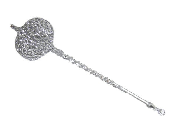 22, 5 Zoll Silber Zauberstab Fee Taufstab Blume Zepter Hexenstab 22, 5 Zoll Silber Zauberstab Fee Taufstab Blume Zepter Hexenstab von FairyMeShop