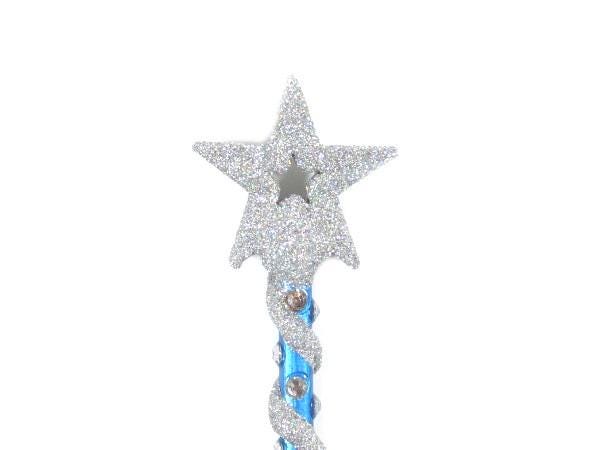 Blau Silber Stern Gute Fee Zauberstab Goldener Feenstab Hexenstab Steampunk Cosplay Party Blau Silber Stern Gute Fee Zauberstab Goldener Feenstab Hexenstab Steampunk Cosplay Party von FairyMeShop