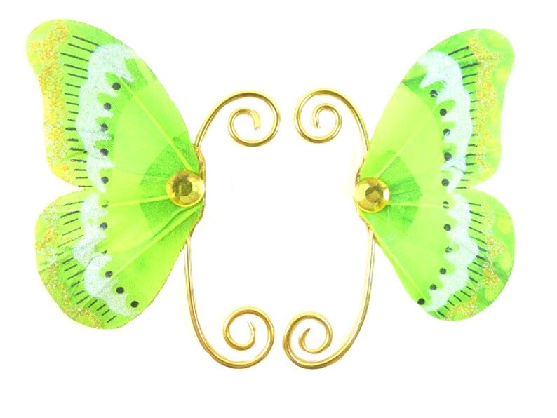 Grün Gold Fee Ohrmanschetten Earwings Ohrflügel Feenflügel Schmetterling Flügel Kostüm Cosplay Grün Gold Fee Ohrmanschetten Earwings Ohrflügel Feenflügel Schmetterling Flügel Kostüm Cosplay von FairyMeShop