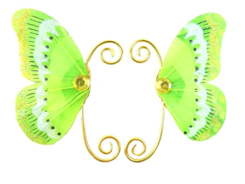 Grün Gold Fee Ohrmanschetten Earwings Ohrflügel Feenflügel Schmetterling Flügel Kostüm Cosplay Grün Gold Fee Ohrmanschetten Earwings Ohrflügel Feenflügel Schmetterling Flügel Kostüm Cosplay von FairyMeShop
