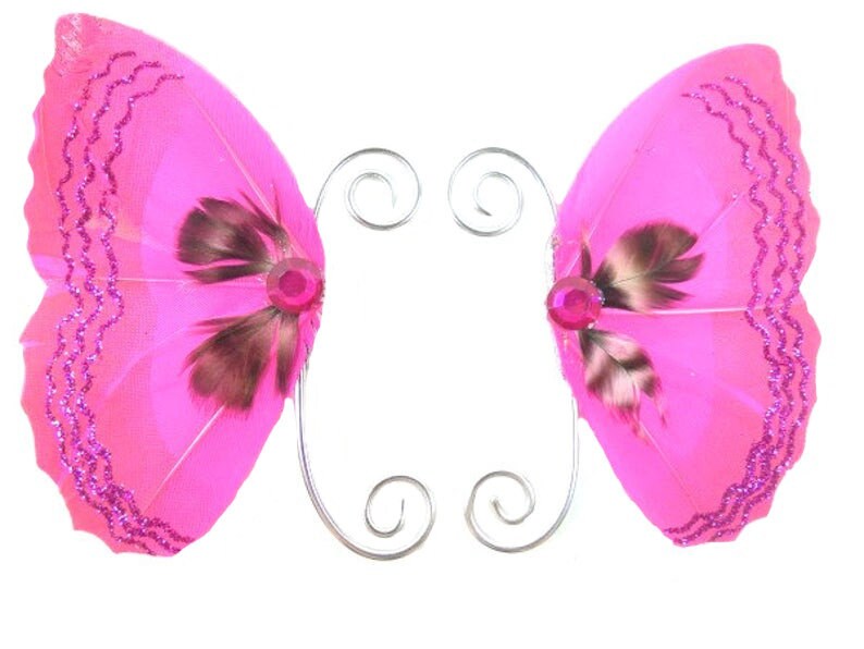 Hot Pink Silber Fee Ohrflügel Ohrschmeichler Feenflügel Schmetterling Flügel Kostüm Cosplay Hot Pink Silber Fee Ohrflügel Ohrschmeichler Feenflügel Schmetterling Flügel Kostüm Cosplay von FairyMeShop