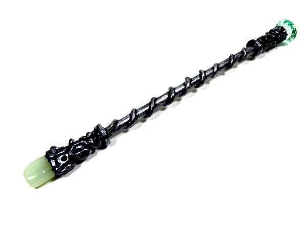 Jade Zauberstab Inches Silber Edelstein Fee Wicca Zepter Jade Zauberstab Inches Silber Edelstein Fee Wicca Zepter von FairyMeShop