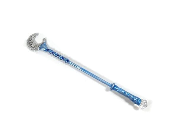 Mond Zauberstab Dunkel Blau Silber 31 cm Unikat Hexenstab Wicca Cosplay Mond Zauberstab Dunkel Blau Silber 31 cm Unikat Hexenstab Wicca Cosplay von FairyMeShop