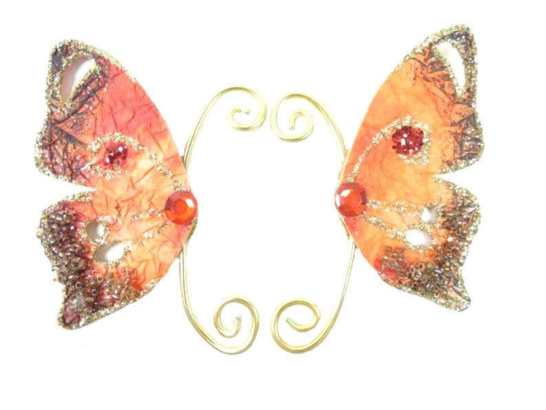 Rote Fee Ohrflügel Earcuffs Feenflügel Schmetterlingsflügel Kostümflügel Rote Fee Ohrflügel Earcuffs Feenflügel Schmetterlingsflügel Kostümflügel von FairyMeShop