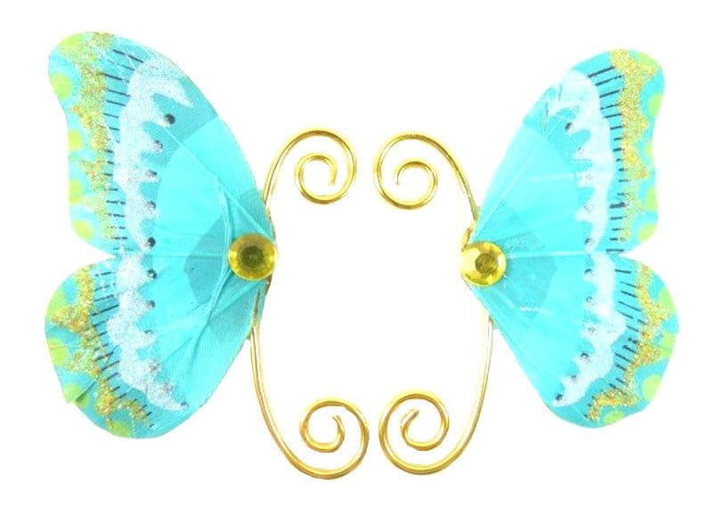 Türkis Blau Gold Fee Ohrmanschetten Earwings Ohrflügel Feenflügel Schmetterling Flügel Kostüm Cosplay Türkis Blau Gold Fee Ohrmanschetten Earwings Ohrflügel Feenflügel Schmetterling Flügel Kostüm Cosplay von FairyMeShop