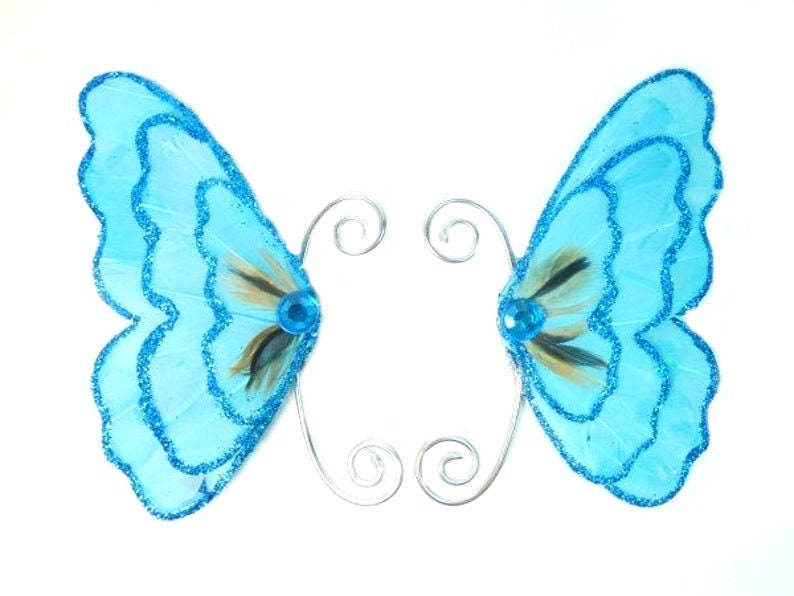 Türkis Silber Fee Ohrmanschetten Earwings Ohrflügel Feenohren Kostüm Feenflügel Türkis Silber Fee Ohrmanschetten Earwings Ohrflügel Feenohren Kostüm Feenflügel von FairyMeShop