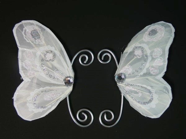 Weiß Silber Fee Ohr Manschetten Ohrflügel Flügel Earwings Feen Ohren Kostüm Weiß Silber Fee Ohr Manschetten Ohrflügel Flügel Earwings Feen Ohren Kostüm von FairyMeShop